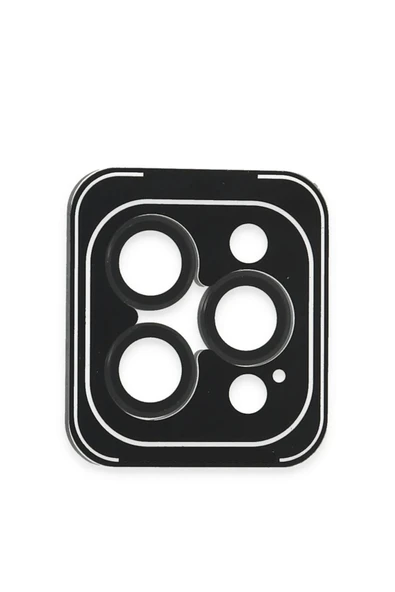 iPhone 16 Pro Max PVD Metal Kamera Lens - Siyah ürün görseli