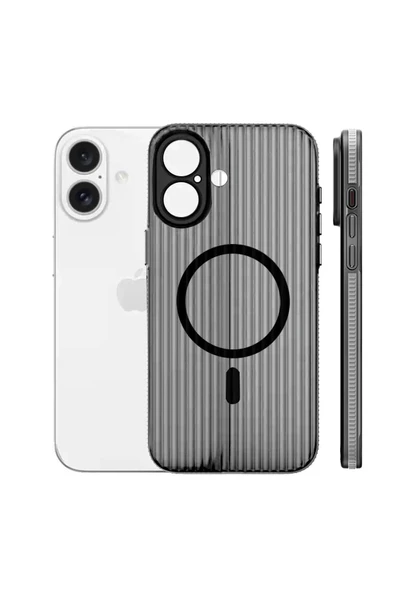 iPhone 16 Line Magsafe Kapak - Gri ürün görseli