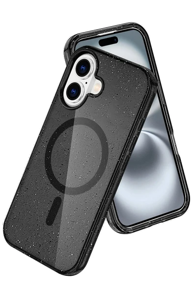 Apple iPhone 16 Star Magsafe Kapak - Siyah ürün görseli