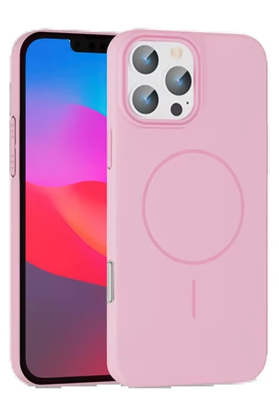 iPhone 16 Pro Broş Magsafe Kapak - Pembe ürün görseli