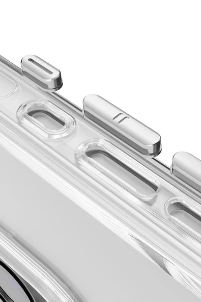 iPhone 16 Pro Gleam PC Sert Magsafe Kılıf - Titan Gri - Resim 3