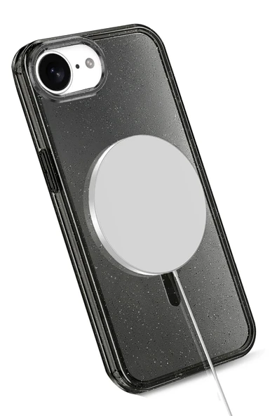 Apple iPhone 16E Star Magsafe Kapak - Şeffaf - Resim 3