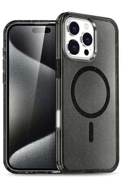 Apple iPhone 16 Pro Max Star Magsafe Kapak - Siyah ürün görseli