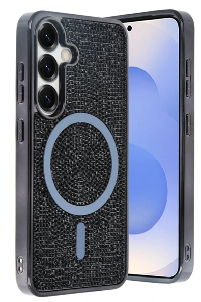 Samsung Galaxy S25 Helen Magsafe Kapak - Siyah - Resim 2