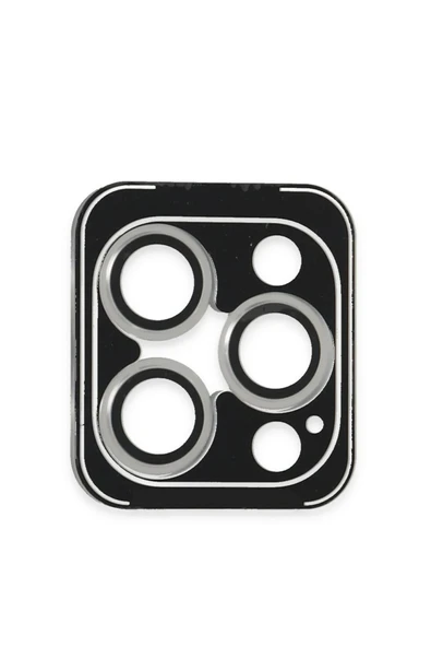 iPhone 16 Pro Max PVD Metal Kamera Lens - Gümüş ürün görseli