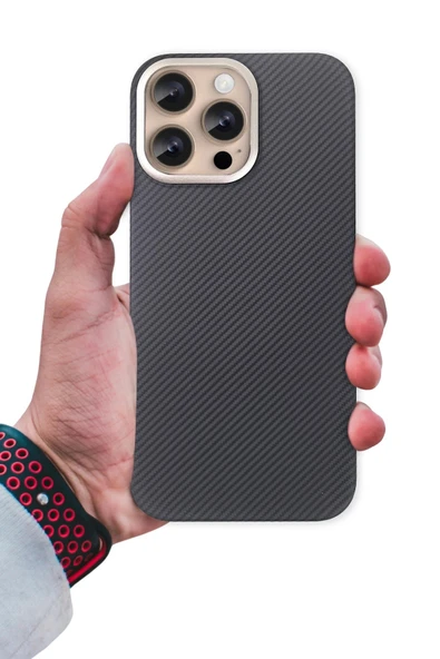 iPhone 16 Pro Besa Magsafe Kapak - Siyah - Resim 3