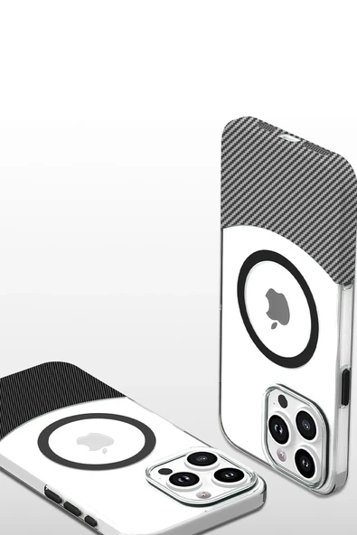 iPhone 16 Pro Carbon Puzzle Magsafe Kapak - Desert - Resim 2