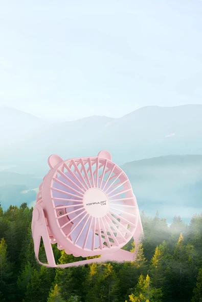 FS23 Masaüstü Soğutma Fanı - Beyaz - Resim 3