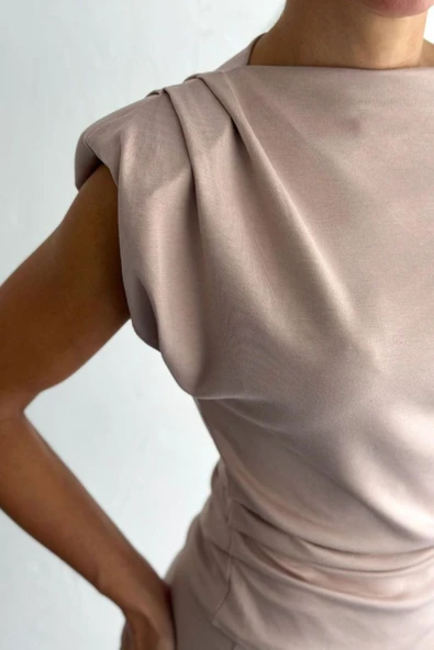 Vatkalı Modal Pileli Takım DNV-000086 - Resim 2