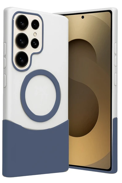 Samsung Galaxy S25 Ultra Velar Magsafe Kapak - Lacivert ürün görseli