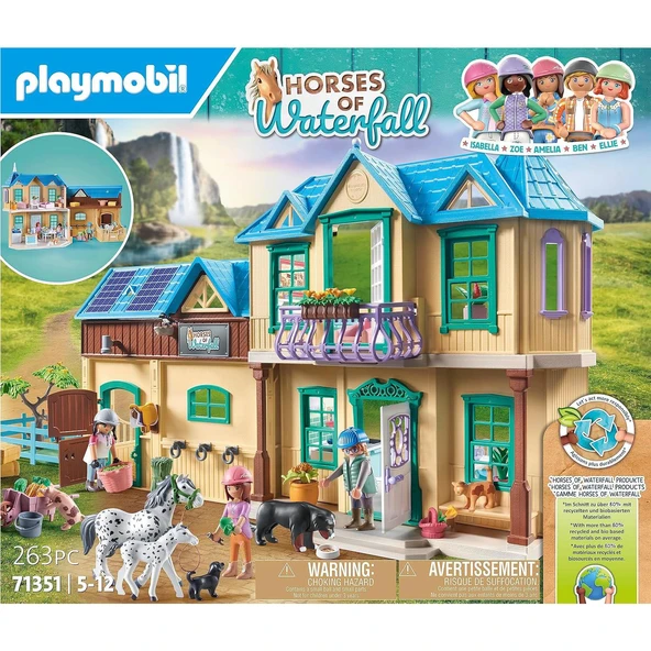 Orjinal Playmobil Büyülü Şelale Atları ve Çiftliği Playmobil 71351 - 3