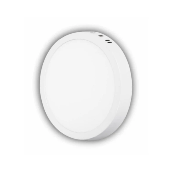 Cata Ct-5233 18w Panel Led Armatür Beyaz Yuvarlak Sıva Üstü Metal Kasa Beyaz Işık 6400k ürün görseli 1