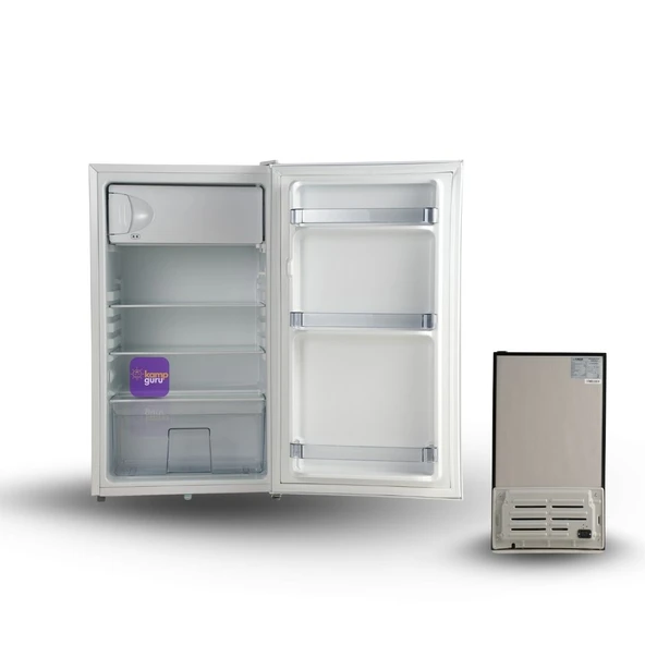 Cool Life Çift Sistem 91 Litre Siyah Dijital Göstergeli 12 / 24 / 220 V Buzdolabı - Resim 4