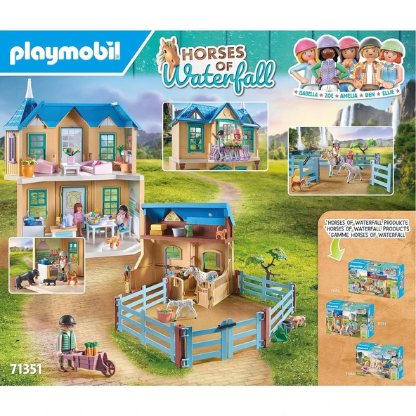 Orjinal Playmobil Büyülü Şelale Atları ve Çiftliği Playmobil 71351 - 2