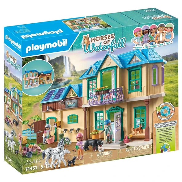 Orjinal Playmobil Büyülü Şelale Atları ve Çiftliği Playmobil 71351