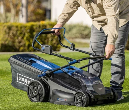 Scheppach BC-MP430 2*4 Ah Akülü Çim Biçme Makinesi - Resim 2