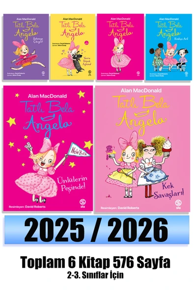 Tatlı Bela Angela Seti 6 Kitap 576 Sayfa ürün görseli