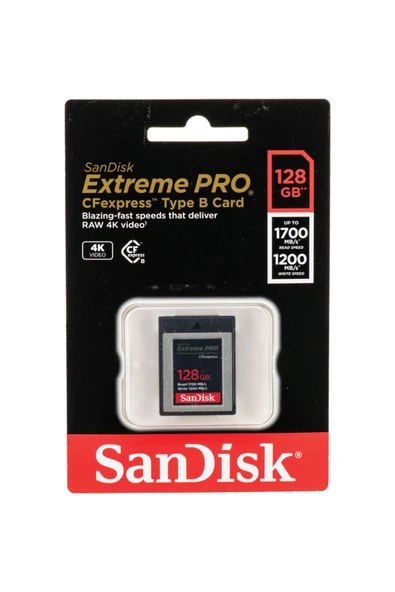 128gb Extreme Pro Cfexpress 1700mb/s Type-b Hafıza Kartı