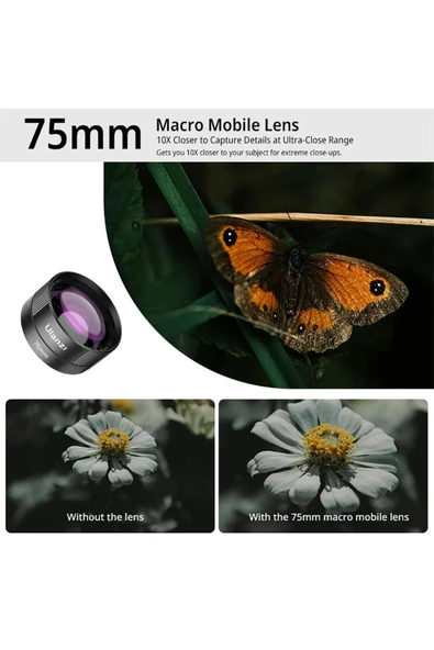 Cl-003 Telefonlar Için 75mm Makro Profesyonel Lens - Resim 3