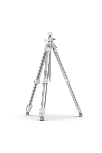 Ombra II Seyahat Fotoğraf Tripodu T155 - Beyaz - Resim 3