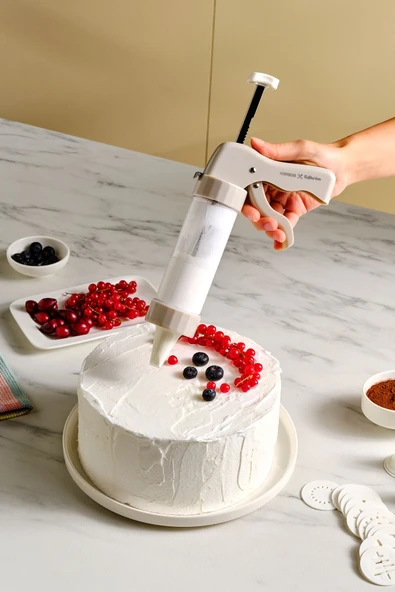 x Refika Pasta Süsleme Aparatı 26,7 cm - Resim 3