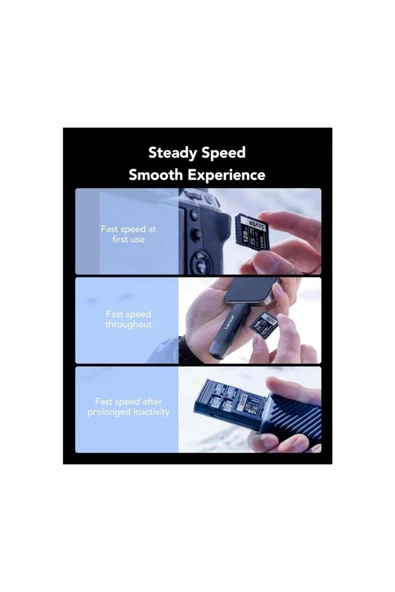 128GB Silver Plus Sd Uhsı V30 U3 205MB/S Hafıza Kartı - 3