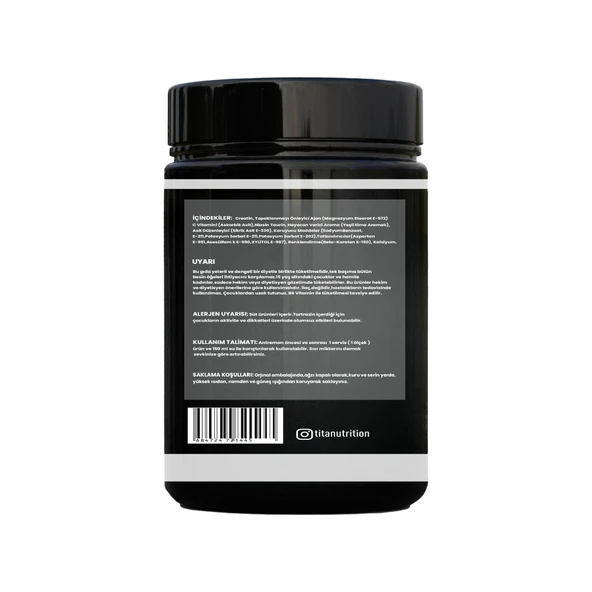 Titan Premium Creatine 300 Gr Monohyrate Mikronized-Yeşil Elma-Aroma - 3