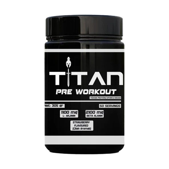 Titan Premium Pre-Workout 305Gr-Çilek-Aroma - 3
