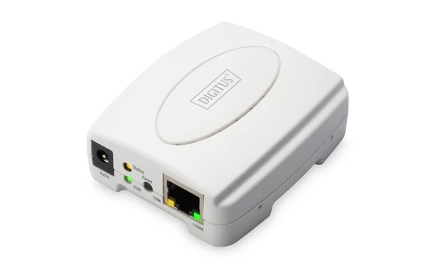 Digitus DN-13003-2  1'li print server.1'er USB2.0 ve RJ45 ürün görseli 1
