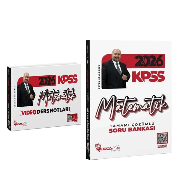 Hoca Kafası 2026 KPSS Matematik Video Ders Notu ve Soru Bankası Seti 2 Kitap ürün görseli 1