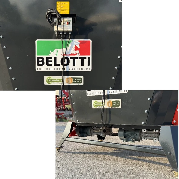 Belotti Karmator Elektrikli Yem Karma Makinesi 220 Volt-2 m³ - Resim 6