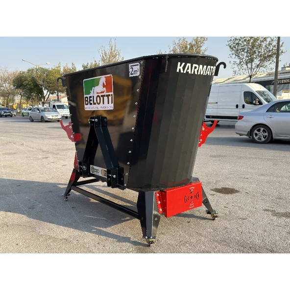 Belotti Karmator Elektrikli Yem Karma Makinesi 220 Volt-2 m³ - Resim 8