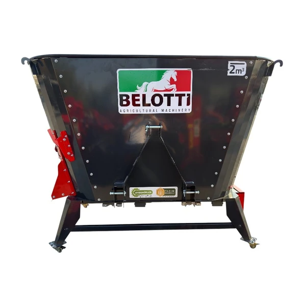 Belotti Karmator Elektrikli Yem Karma Makinesi 220 Volt-2 m³ ürün görseli