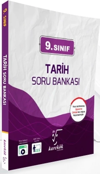 9. Sınıf Tarih Soru Bankası Karekök Yayınları