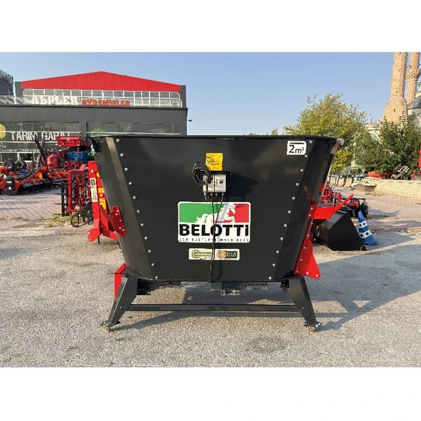 Belotti Karmator Elektrikli Yem Karma Makinesi 220 Volt-2 m³ - Resim 5