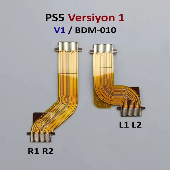 PS5 L1 L2 R1 R2 Motor Flex Kablo Seti V1 Uyumlu BDM-010 Yedek Parça ürün görseli