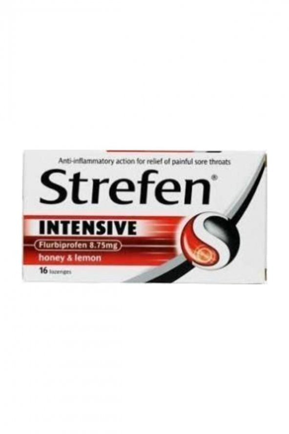 stre fen Intensive Pastil Ballı Limonlu  (16 Pastil)