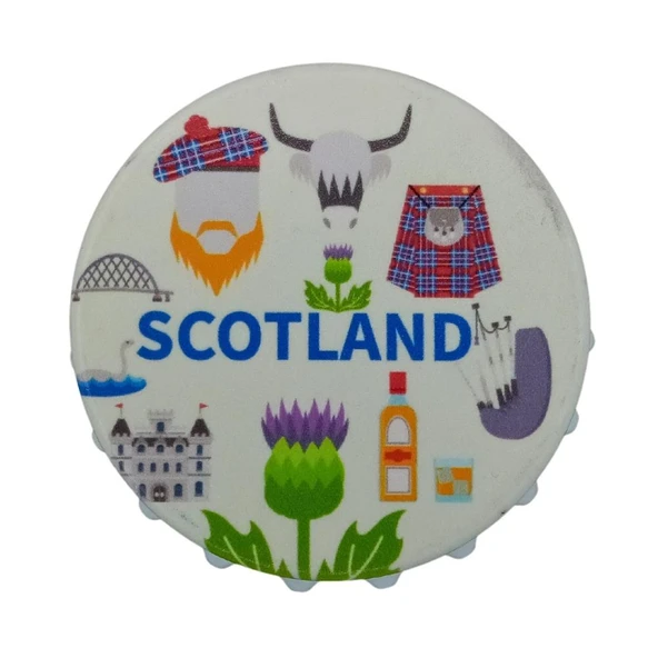 İskoçya Temalı Magnet Kapak Açacak ürün görseli