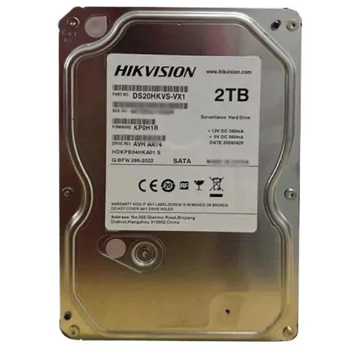 HIKVISION Hikvision 2TB 3.5'' Sata3 5400Rpm 128MB 7/24 Hdd DS20HKVS-VX1  Dist. ürünüdür ürün görseli