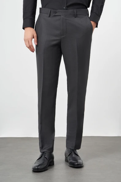 Açık Füme Yandan Cepli Comfort Fit Classic Pantolon 1003245157 - Resim 3