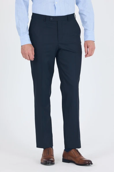 Lacivert Esnek Yandan Cepli Comfort Fit Classic Pantolon 1003250005 ürün görseli