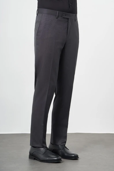 Siyah Yandan Cepli Comfort Fit Classic Pantolon 1003245166 - Resim 2