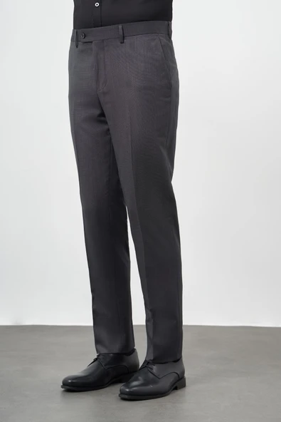 Siyah Yandan Cepli Comfort Fit Classic Pantolon 1003245166 - Resim 3