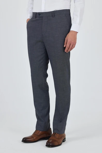 Lacivert Esnek Yandan Cepli Comfort Fit Classic Pantolon 1003250151 ürün görseli