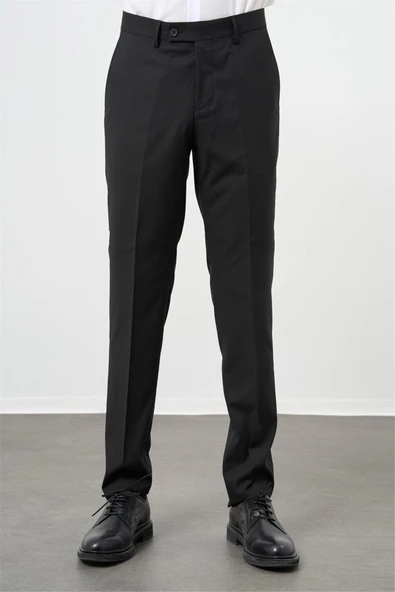 Siyah Esnek Yandan Cepli Comfort Fit Classic Pantolon 1003240914 ürün görseli
