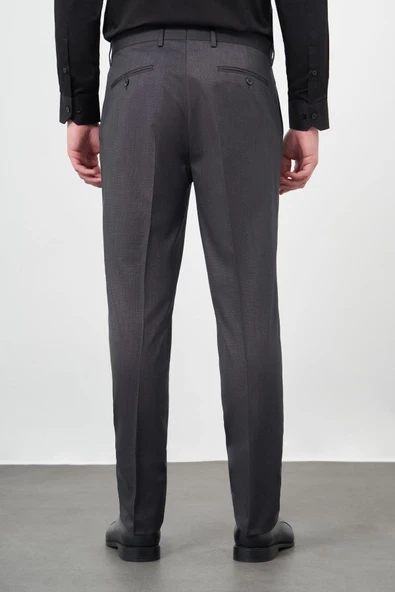 Siyah Yandan Cepli Comfort Fit Classic Pantolon 1003245166 - Resim 4