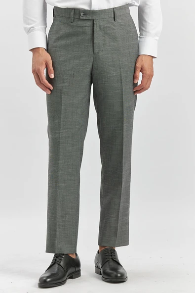 Füme Esnek Yandan Cepli Comfort Fit Classic Pantolon 1003240163 ürün görseli