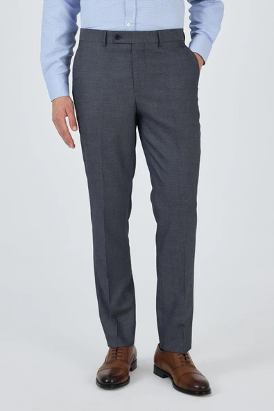 Koyu Antrasit Esnek Yandan Cepli Comfort Fit Classic Pantolon 1003250154 ürün görseli 1