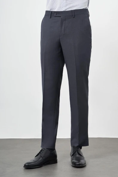 Lacivert Yandan Cepli Comfort Fit Classic Pantolon 1003245157 - Resim 3