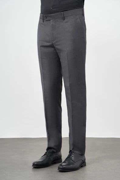 Füme Yandan Cepli Comfort Fit Classic Pantolon 1003245157 - Resim 2